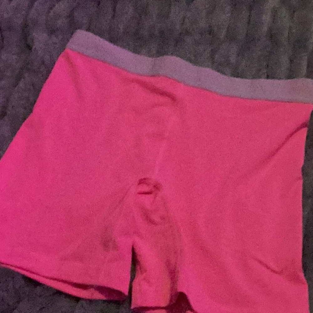 pink biking short L